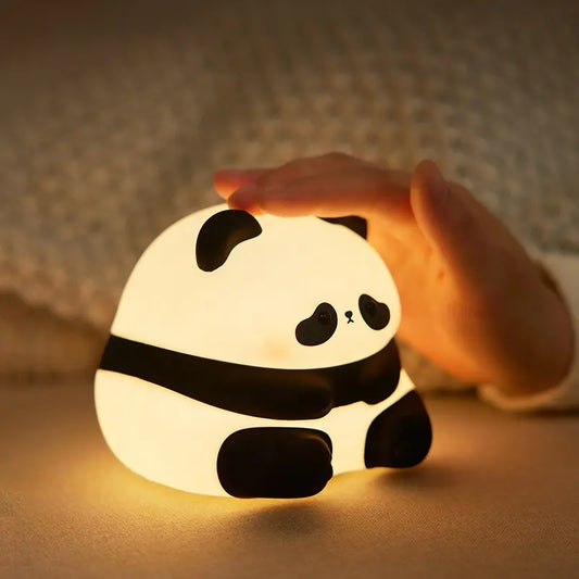 Chubby Panda - Silicon 7 Color Lamp